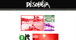 Desktop Screenshot of desobeir.net